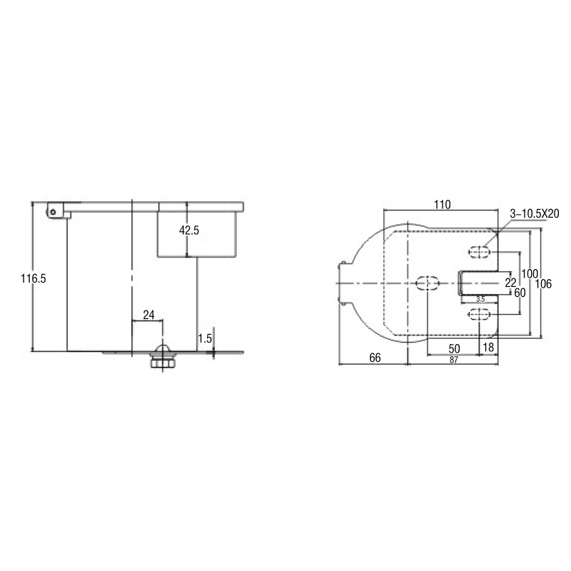 FKD-B500 Elevator Round Oil Cup FKD-B500 Elevator Round Oil Cup