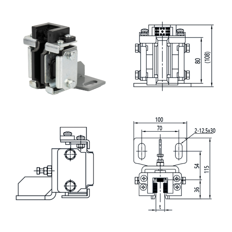 FKD-V02 Elevator Itsevoitelevat Villa Ladder Guide Boots FKD-V02 Elevator Itsevoitelevat Villa Ladder Guide Boots